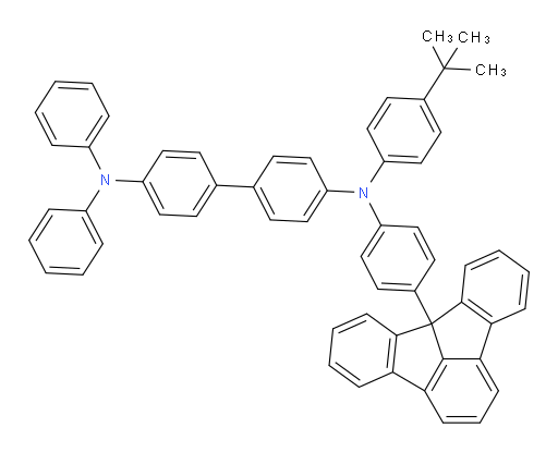 N4-(4-(7bH-indeno[1,2,3-jk]fluoren-7b-yl)phenyl)-N4-(4-(tert-butyl)phenyl)-N4',N4'-diphenyl-[1,1'-biphenyl]-4,4'-diamine