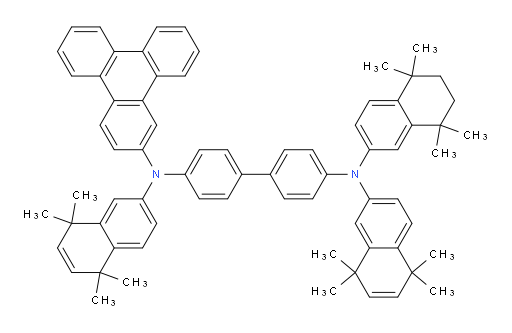 N4-(5,5,8,8-tetramethyl-5,6,7,8-tetrahydronaphthalen-2-yl)-N4,N4'-bis(5,5,8,8-tetramethyl-5,8-dihydronaphthalen-2-yl)-N4'-(triphenylen-2-yl)-[1,1'-biphenyl]-4,4'-diamine