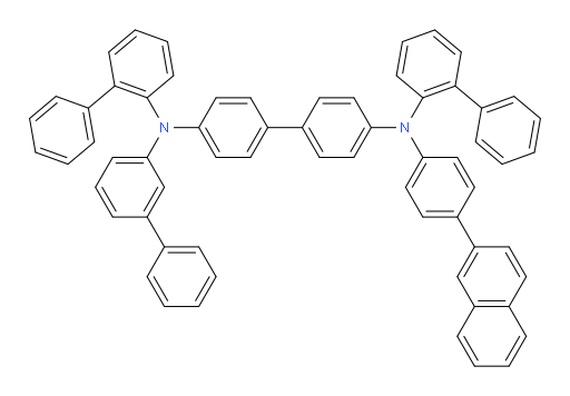 N4,N4'-di([1,1'-biphenyl]-2-yl)-N4-([1,1'-biphenyl]-3-yl)-N4'-(4-(naphthalen-2-yl)phenyl)-[1,1'-biphenyl]-4,4'-diamine