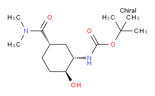tert-butyl ((1S,2S,5S)-5-(dimethylcarbamoyl)-2-hydroxycyclohexyl)carbamate