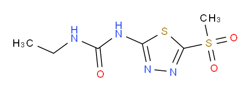 1-ethyl-3-(5-(methylsulfonyl)-1,3,4-thiadiazol-2-yl)urea