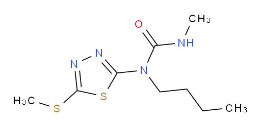 1-butyl-3-methyl-1-(5-(methylthio)-1,3,4-thiadiazol-2-yl)urea