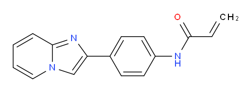N-(4-(imidazo[1,2-a]pyridin-2-yl)phenyl)acrylamide