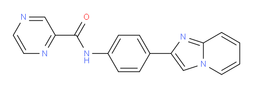 N-(4-(imidazo[1,2-a]pyridin-2-yl)phenyl)pyrazine-2-carboxamide