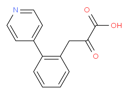 2-oxo-3-(2-(pyridin-4-yl)phenyl)propanoic acid