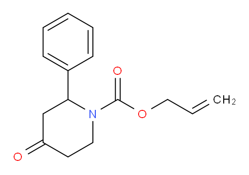 allyl 4-oxo-2-phenylpiperidine-1-carboxylate