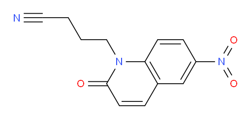 4-(6-nitro-2-oxoquinolin-1(2H)-yl)butanenitrile