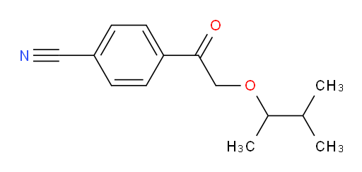 4-(2-((3-methylbutan-2-yl)oxy)acetyl)benzonitrile