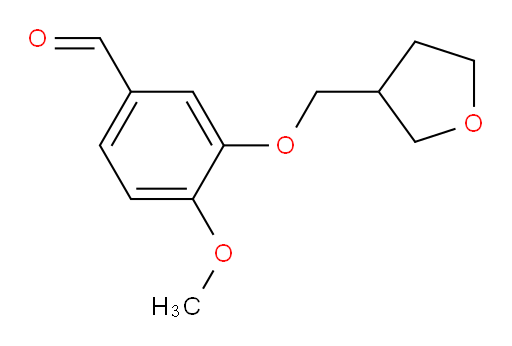 4-methoxy-3-((tetrahydrofuran-3-yl)methoxy)benzaldehyde