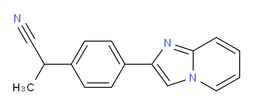 2-(4-(imidazo[1,2-a]pyridin-2-yl)phenyl)propanenitrile
