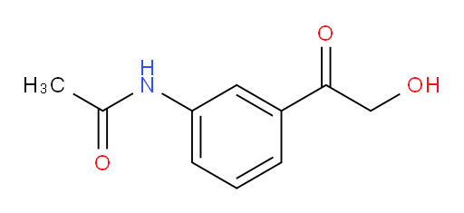 N-(3-(2-hydroxyacetyl)phenyl)acetamide