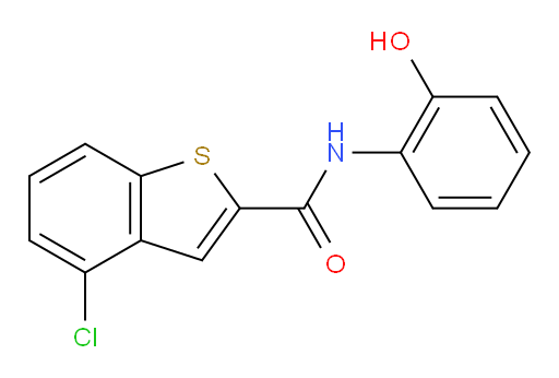 4-chloro-N-(2-hydroxyphenyl)benzo[b]thiophene-2-carboxamide
