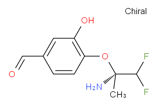 (R)-4-((2-amino-1,1-difluoropropan-2-yl)oxy)-3-hydroxybenzaldehyde