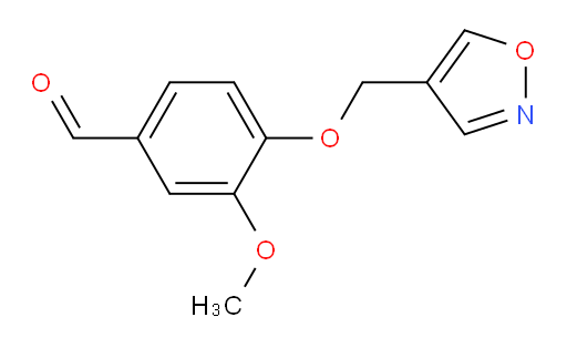 4-(isoxazol-4-ylmethoxy)-3-methoxybenzaldehyde