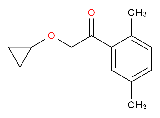 2-cyclopropoxy-1-(2,5-dimethylphenyl)ethanone