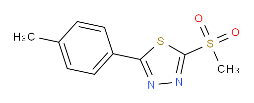 2-(methylsulfonyl)-5-(p-tolyl)-1,3,4-thiadiazole