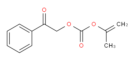 2-oxo-2-phenylethyl prop-1-en-2-yl carbonate