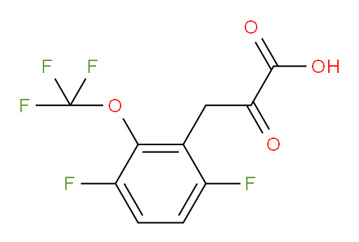 3-(3,6-difluoro-2-(trifluoromethoxy)phenyl)-2-oxopropanoic acid