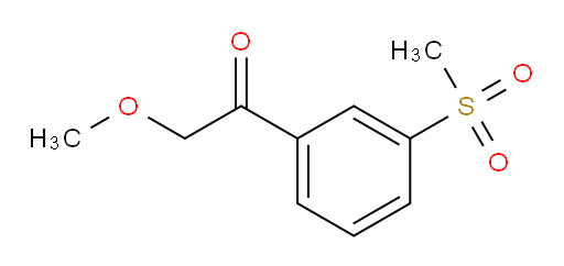 2-methoxy-1-(3-(methylsulfonyl)phenyl)ethanone