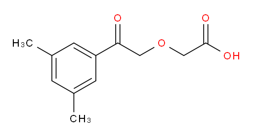 2-(2-(3,5-dimethylphenyl)-2-oxoethoxy)acetic acid
