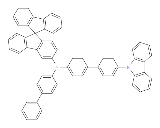N-(4'-(9H-carbazol-9-yl)-[1,1'-biphenyl]-4-yl)-N-([1,1'-biphenyl]-4-yl)-9,9'-spirobi[fluoren]-3-amine