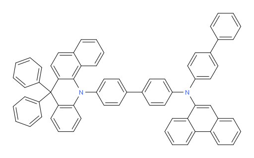 N-([1,1'-biphenyl]-4-yl)-N-(4'-(7,7-diphenylbenzo[c]acridin-12(7H)-yl)-[1,1'-biphenyl]-4-yl)phenanthren-9-amine