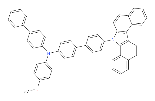N-([1,1'-biphenyl]-4-yl)-4'-(7H-dibenzo[a,g]carbazol-7-yl)-N-(4-methoxyphenyl)-[1,1'-biphenyl]-4-amine
