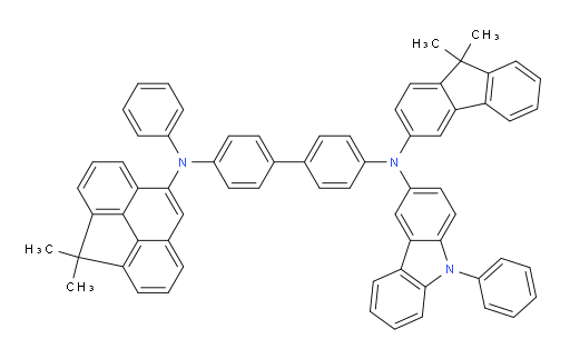 N4-(4,4-dimethyl-4H-cyclopenta[def]phenanthren-8-yl)-N4'-(9,9-dimethyl-9H-fluoren-3-yl)-N4-phenyl-N4'-(9-phenyl-9H-carbazol-3-yl)-[1,1'-biphenyl]-4,4'-diamine