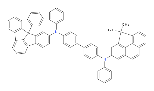 N4-(4,4-dimethyl-4H-cyclopenta[def]phenanthren-2-yl)-N4,N4'-diphenyl-N4'-(7b-phenyl-7bH-indeno[1,2,3-jk]fluoren-6-yl)-[1,1'-biphenyl]-4,4'-diamine