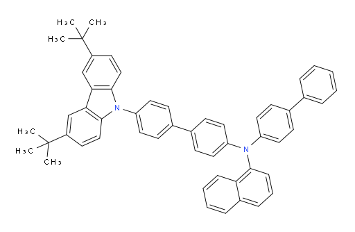 N-([1,1'-biphenyl]-4-yl)-N-(4'-(3,6-di-tert-butyl-9H-carbazol-9-yl)-[1,1'-biphenyl]-4-yl)naphthalen-1-amine