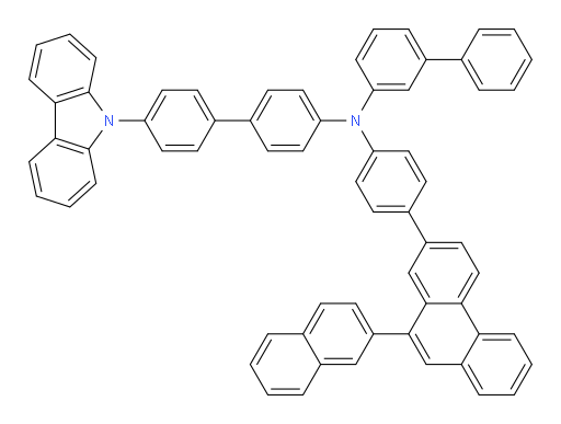 N-(4'-(9H-carbazol-9-yl)-[1,1'-biphenyl]-4-yl)-N-(4-(10-(naphthalen-2-yl)phenanthren-2-yl)phenyl)-[1,1'-biphenyl]-3-amine