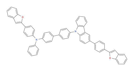 N-(4-(benzofuran-2-yl)phenyl)-4'-(3-(4-(benzofuran-2-yl)phenyl)-9H-carbazol-9-yl)-N-phenyl-[1,1'-biphenyl]-4-amine