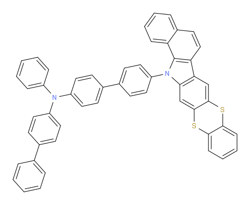 N-([1,1'-biphenyl]-4-yl)-4'-(15H-benzo[a]benzo[5,6][1,4]dithiino[2,3-h]carbazol-15-yl)-N-phenyl-[1,1'-biphenyl]-4-amine
