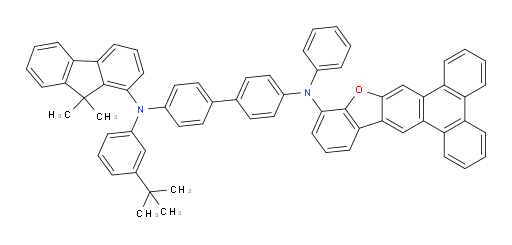 N4-(3-(tert-butyl)phenyl)-N4-(9,9-dimethyl-9H-fluoren-1-yl)-N4'-phenyl-N4'-(triphenyleno[2,3-b]benzofuran-11-yl)-[1,1'-biphenyl]-4,4'-diamine