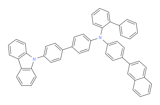 N-(4'-(9H-carbazol-9-yl)-[1,1'-biphenyl]-4-yl)-N-(4-(naphthalen-2-yl)phenyl)-[1,1'-biphenyl]-2-amine