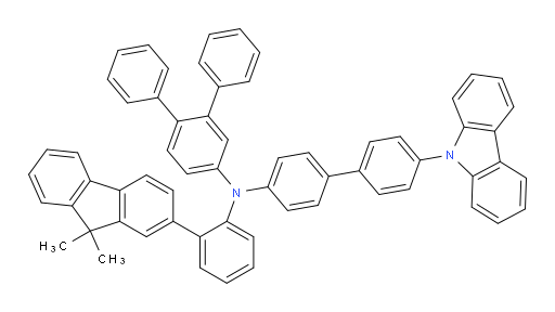 N-(4'-(9H-carbazol-9-yl)-[1,1'-biphenyl]-4-yl)-N-(2-(9,9-dimethyl-9H-fluoren-2-yl)phenyl)-[1,1':2',1''-terphenyl]-4'-amine