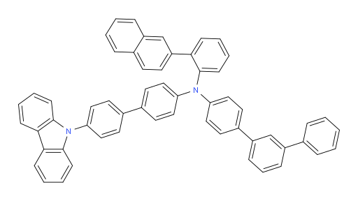 N-(4'-(9H-carbazol-9-yl)-[1,1'-biphenyl]-4-yl)-N-(2-(naphthalen-2-yl)phenyl)-[1,1':3',1''-terphenyl]-4-amine