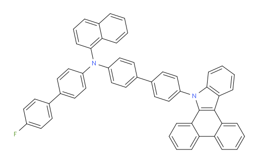 N-(4'-(9H-dibenzo[a,c]carbazol-9-yl)-[1,1'-biphenyl]-4-yl)-N-(4'-fluoro-[1,1'-biphenyl]-4-yl)naphthalen-1-amine