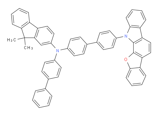 N-(4'-(12H-benzofuro[2,3-a]carbazol-12-yl)-[1,1'-biphenyl]-4-yl)-N-([1,1'-biphenyl]-4-yl)-9,9-dimethyl-9H-fluoren-2-amine