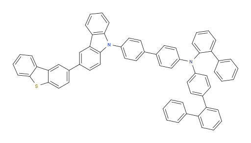 N-([1,1'-biphenyl]-2-yl)-N-(4'-(3-(dibenzo[b,d]thiophen-2-yl)-9H-carbazol-9-yl)-[1,1'-biphenyl]-4-yl)-[1,1':2',1''-terphenyl]-4-amine