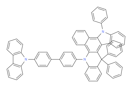 5-(4'-(9H-carbazol-9-yl)-[1,1'-biphenyl]-4-yl)-10,15,15-triphenyl-10,15-dihydro-5H-benzo[c]indolo[3,2-a]acridine