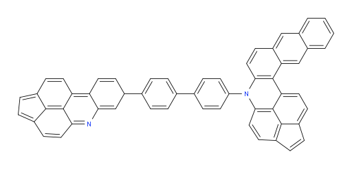 5-(4'-(7H-indeno[6,7,1-mna]acridin-7-yl)-[1,1'-biphenyl]-4-yl)-5H-indeno[1,7,6-jkl]naphtho[2,3-a]acridine