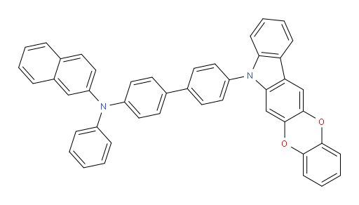 N-(4'-(5H-benzo[5,6][1,4]dioxino[2,3-b]carbazol-5-yl)-[1,1'-biphenyl]-4-yl)-N-phenylnaphthalen-2-amine