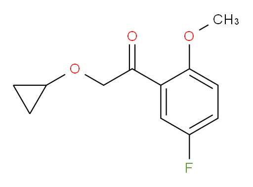 2-cyclopropoxy-1-(5-fluoro-2-methoxyphenyl)ethanone