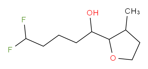 5,5-difluoro-1-(3-methyltetrahydrofuran-2-yl)pentan-1-ol