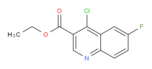 ethyl 4-chloro-6-fluoroquinoline-3-carboxylate