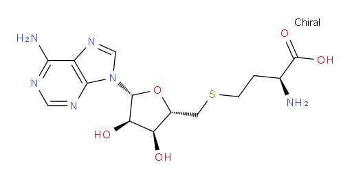 (S)-2-amino-4-((((2S,3S,4R,5R)-5-(6-amino-9H-purin-9-yl)-3,4-dihydroxytetrahydrofuran-2-yl)methyl)thio)butanoic acid