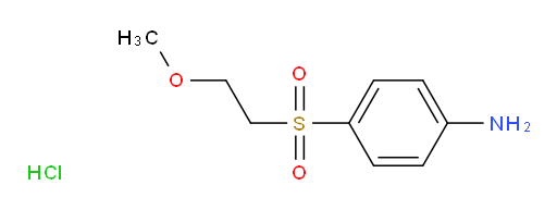 4-(2-methoxyethanesulfonyl)aniline hydrochloride