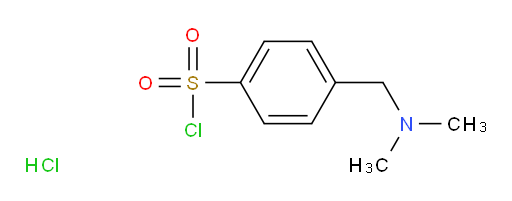 4-[(dimethylamino)methyl]benzene-1-sulfonyl chloride hydrochloride