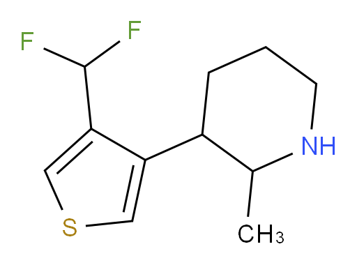 3-[4-(difluoromethyl)thiophen-3-yl]-2-methylpiperidine